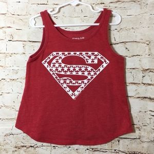 Old Navy Collectabilitees Girls Superman Tank Top